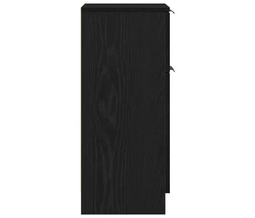 Melna Ozola Sideboard 30X30X70 Cm Mdf Vidaxl