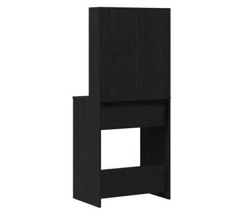 Riietumislaud Sahtliga Must Tamm 60 X 40 X 140 Cm Tehispuit