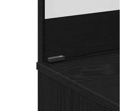 Riietumislaud Sahtliga Must Tamm 74,5 X 40 X 141 Cm Tehispuit