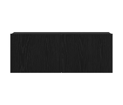 Teleri Kapid 2 Pcs Must Tamm 80 X 30 X 30 Cm Tehispuit