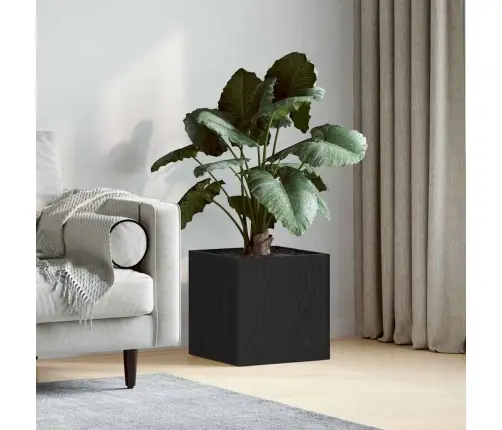 Vazonų Dėžė Juodas Ąžuolas 40 X 38.5 X 40 Cm Apdirbta Mediena