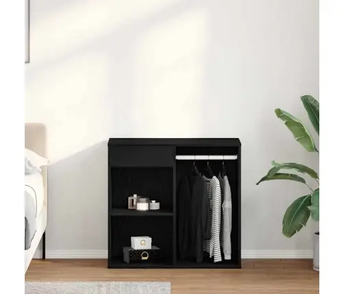 Kosmetikos Spinta Su Stalčių Juodas Ąžuolas 80 X 40 X 75 Cm