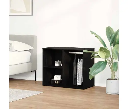 Melns Ozola Kosmētikas Skapis - 80X40X65 Cm Vidaxl
