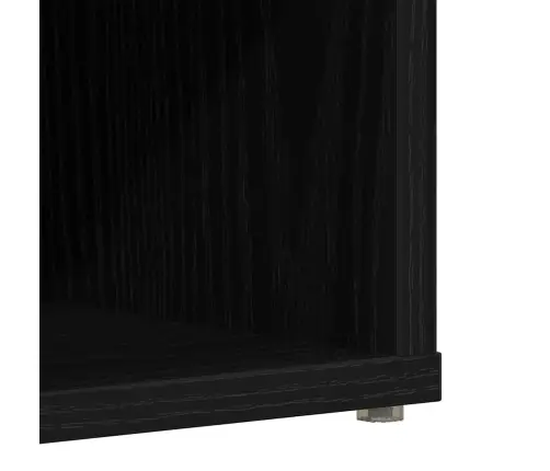 Kinga Kapp Riiuliga Must Tamm 52 X 30 X 50,5 Cm Tehispuit