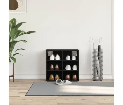 Kinga Kapp Riiuliga Must Tamm 52 X 30 X 50,5 Cm Tehispuit