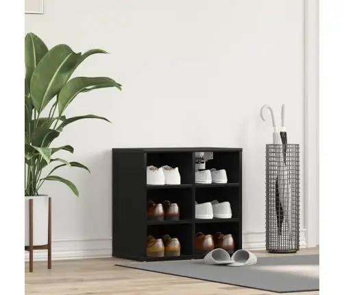 Kinga Kapp Riiuliga Must Tamm 52 X 30 X 50,5 Cm Tehispuit