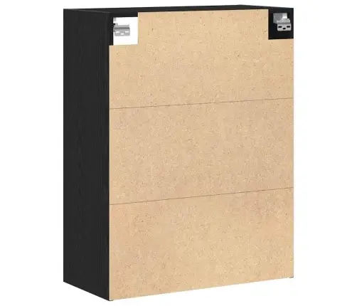 Karājošais Sienas Skapis Melna Ozolkoka 69.5 X 32.5 X 90 Cm Vidaxl