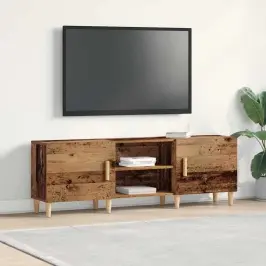 Tv Skapītis Vecs Koks 150 X 30 X 50 Cm Inženierijas Koks Vidaxl