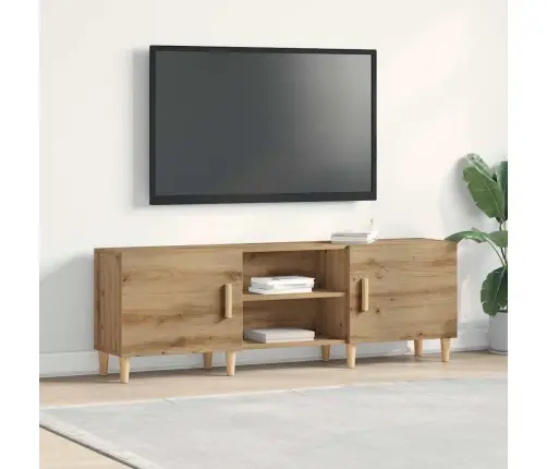 Tv Galds Artisan Ozola Krāsā - 150X30X50 Cm - Izgatavots No Inženierijas Koka Vidaxl