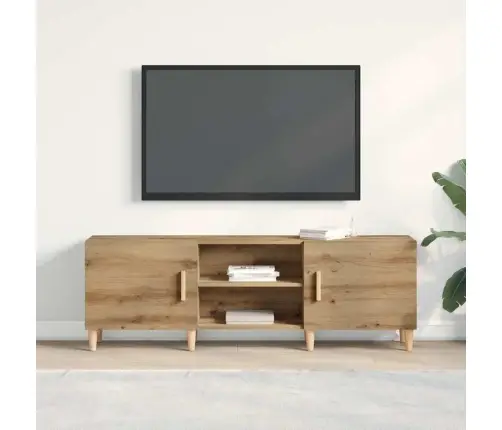 Tv Galds Artisan Ozola Krāsā - 150X30X50 Cm - Izgatavots No Inženierijas Koka Vidaxl