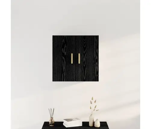 Seinekapp Must Tamm 60 X 30 X 60 Cm Tehispuit