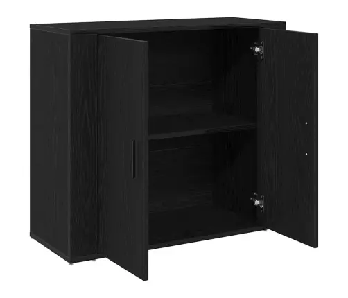 Bufete Melns Ozols 80X33X70 Cm Inženierijas Koks Vidaxl