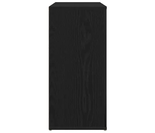 Bufete Melns Ozols 80X33X70 Cm Inženierijas Koks Vidaxl