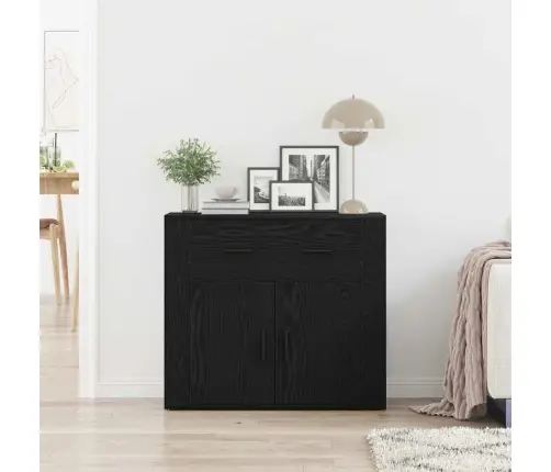 Kabalas Juodas Ąžuolas 80 X 33 X 70 Cm Apdirbta Mediena