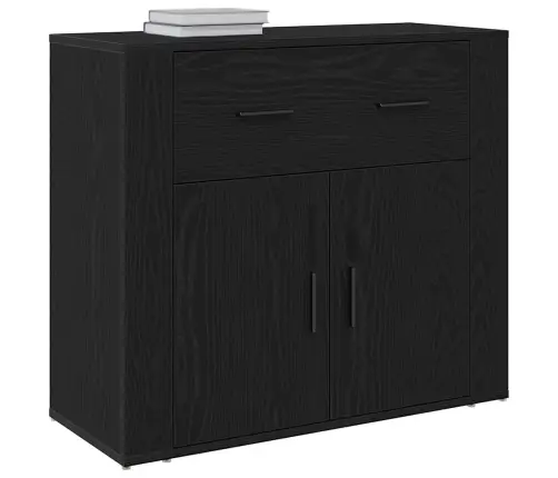 Kabalas Juodas Ąžuolas 80 X 33 X 70 Cm Apdirbta Mediena