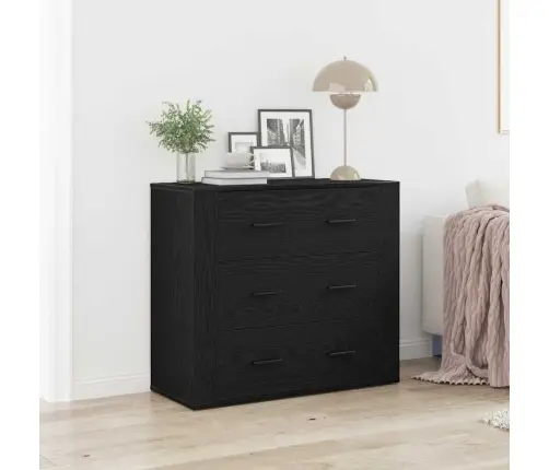 Kabalas Juodas Ąžuolas 80 X 33 X 70 Cm Apdirbta Mediena