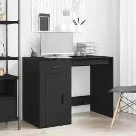 Galds Cits Melns Ozolkoks 100 X 49 X 75 Cm Inženierijas Koks Vidaxl
