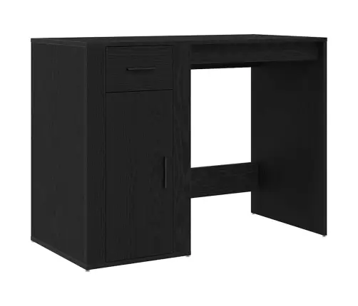 Galda Melns Ozols 100X49X75 Cm Inženierijas Koks Vidaxl