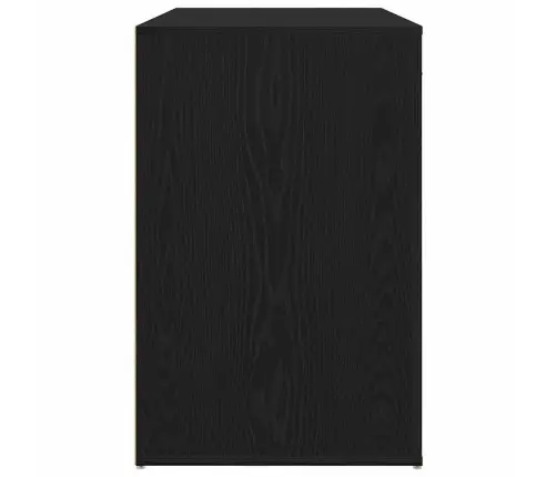 Galda Melns Ozols 100X49X75 Cm Inženierijas Koks Vidaxl