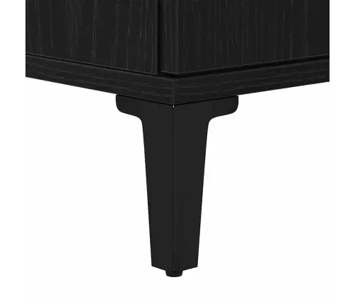 Izlietne Skapī Melnā Ozolā 58X33X60 Cm Inženierijas Koks Vidaxl