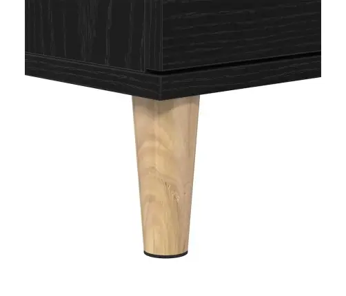 Izlietnes Skapītis Melns Ozols 65X33X60 Cm Inženierijas Koks Vidaxl