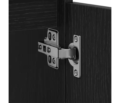 Vannas Istabas Izlietnes Skapītis Melnā Ozola Krāsā 80X33X60 Cm Inženierijas Koks Vidaxl