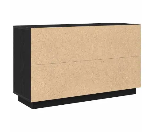 Bufete Melns Ozols 102X35X60 Cm Inženierijas Koks Vidaxl