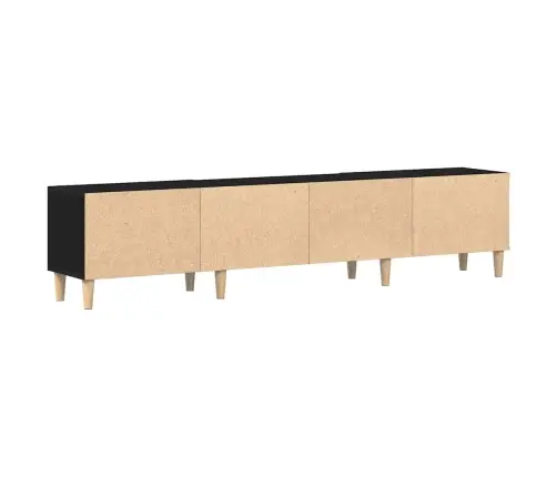 Tv Kabinets Melns Ozols 180X31,5X40 Cm Inženierijas Koks Vidaxl