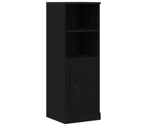 Augstais Galds Melnā Ozola 36X35.5X103.5 Cm Inženierijas Koks Vidaxl