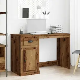 Galds Ar Atvilktni Vecs Koks 50 X 115 X 75 Cm Inženierijas Koks Vidaxl