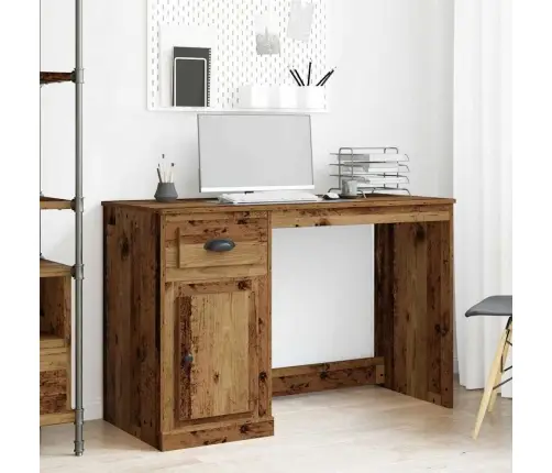 Rakstāmgalds Ar Uzglabāšanu Vecā Koka 50X115X75 Cm Inženierkoks Vidaxl