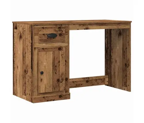 Rakstāmgalds Ar Uzglabāšanu Vecā Koka 50X115X75 Cm Inženierkoks Vidaxl
