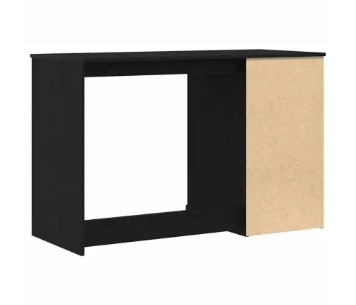 Galds Ar Glabāšanu Melno Ozolu 50X115X75 Cm Inženierijas Koks Vidaxl