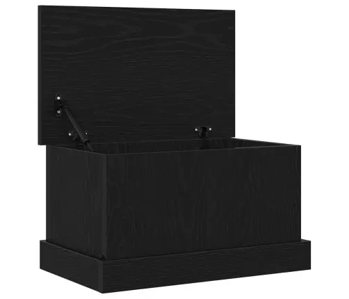 Uzglabāšanas Kaste Melns Oks 50X30X28 Cm Inženierijas Koks Vidaxl