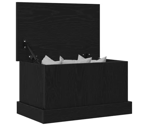 Uzglabāšanas Kaste Melns Oks 50X30X28 Cm Inženierijas Koks Vidaxl