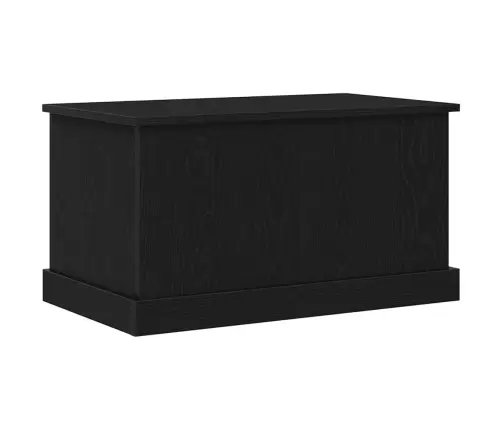 Salvestuskarp Ladustamisega Must Tamm 70 X 40 X 28 Cm Tehispuit