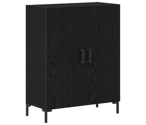 Bufete Melna Oša 69,5X34X90 Cm Inženierijas Koks Vidaxl Bufete Melna Oša 69,5X34X90 Cm Inženierijas Koks Vidaxl
