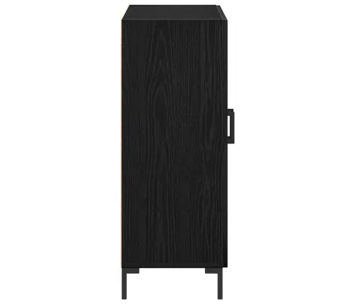 Bufete Melna Oša 69,5X34X90 Cm Inženierijas Koks Vidaxl Bufete Melna Oša 69,5X34X90 Cm Inženierijas Koks Vidaxl