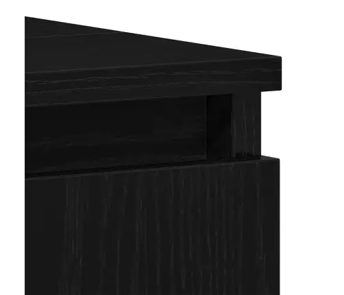 Vannasistabas Izlietnes Skapis Melns Ozols 58X33X60 Cm Inženierijas Koks Vidaxl