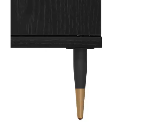 Vannasistabas Izlietnes Skapītis Melna Ozola Krāsā 80X33X60 Cm Inženierijas Koks Vidaxl