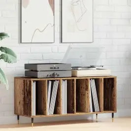 Plaadikapp Riiuliga Vana Puit 100 X 38 X 48 Cm Tehispuit