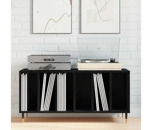 Reklāmas Skapītis Melns Ozols 100X38X48 Cm Inženierijas Koks Vidaxl