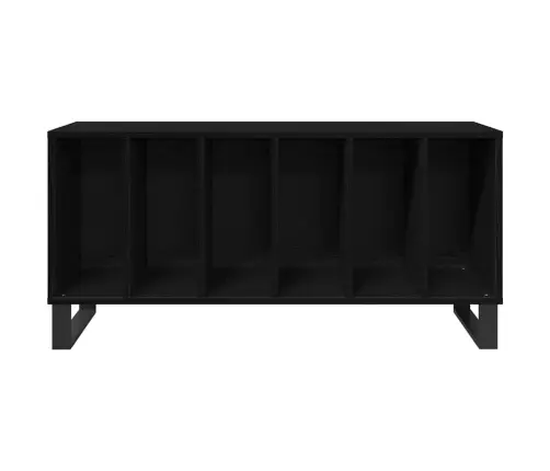 Ierakstu Skapītis Melns Ozols 100X38X48 Cm Inženierijas Koks Vidaxl