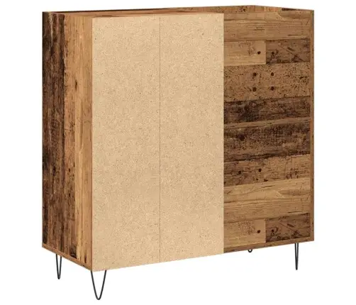 Plaadikapp Riiuliga Vana Puit 85 X 38 X 89 Cm Tehispuit