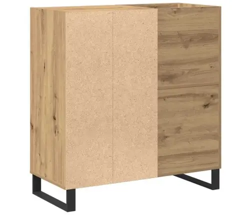 Vinila Skapis Vecais Koks 84.5X38X90 Cm Vidaxl