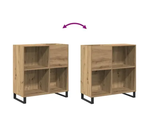 Vinila Skapis Vecais Koks 84.5X38X90 Cm Vidaxl