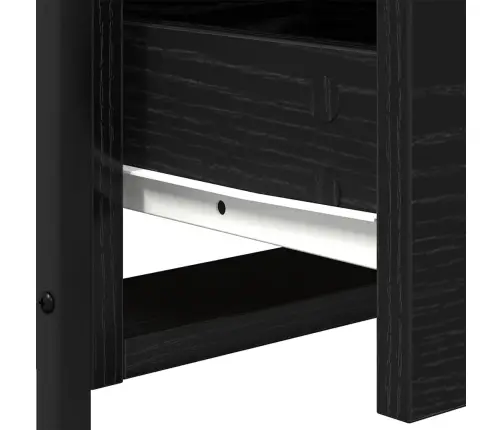 Šalia Lovos Spintelė Juodas Ąžuolas 34 X 35,5 X 50 Cm