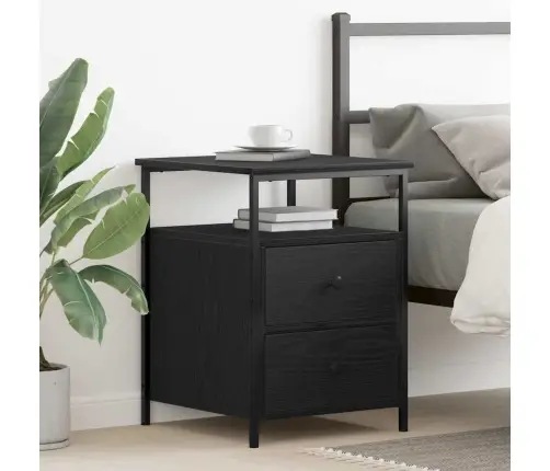 Šalia Lovos Spintelė Juodas Ąžuolas 34 X 35,5 X 50 Cm