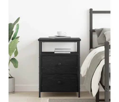 Šalia Lovos Spintelė Juodas Ąžuolas 34 X 35,5 X 50 Cm