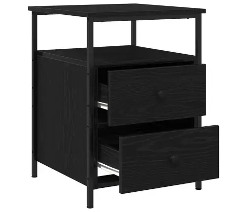 Šalia Lovos Spintelė Juodas Ąžuolas 34 X 35,5 X 50 Cm